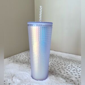 2022 Starbucks Iridescent Unicorn Grid Venti Tumbler 24oz